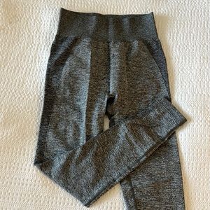 Grey Heather Gymshark Legging with Booty Contour